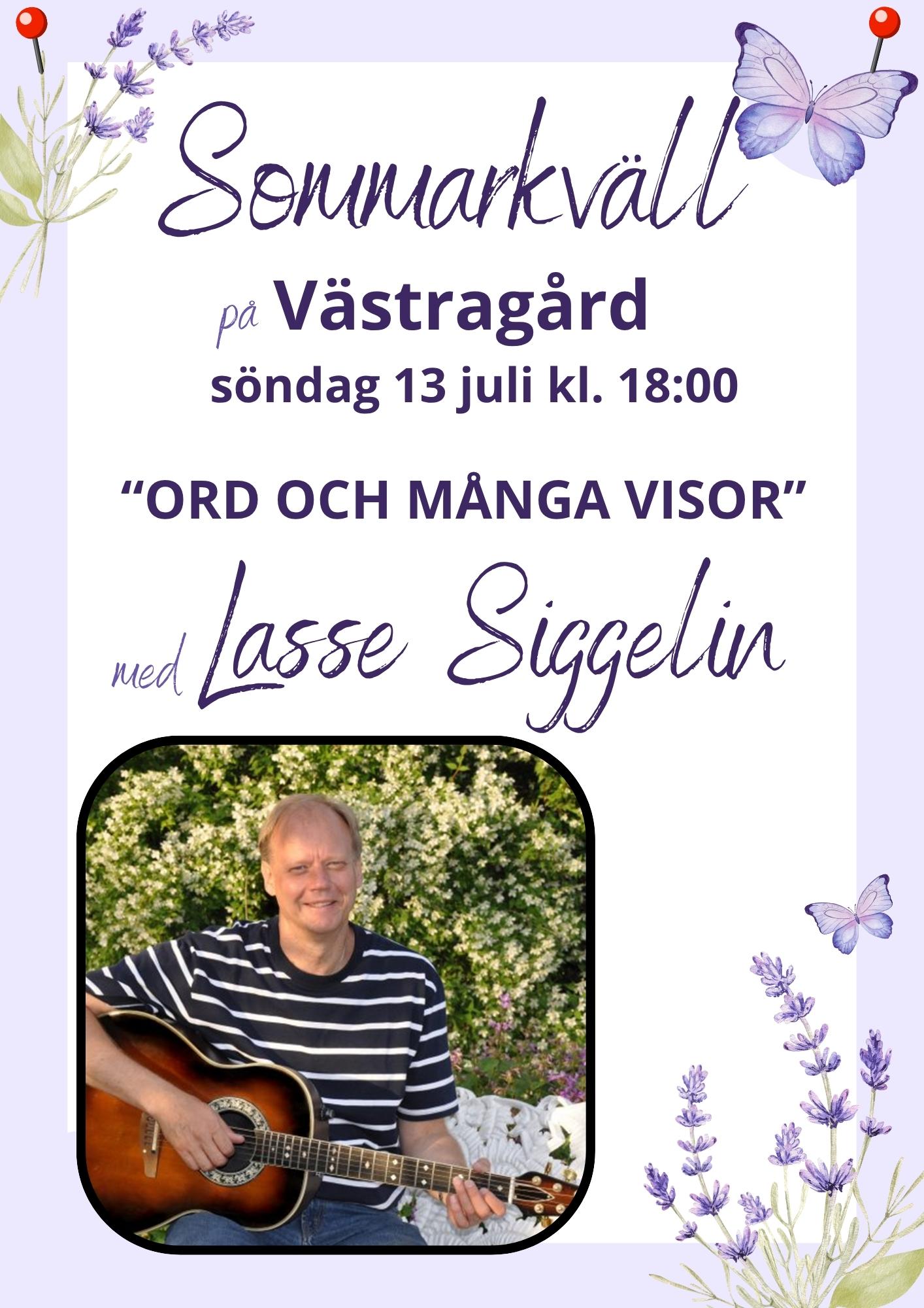 Sommarkväll på Västragård 13 juli